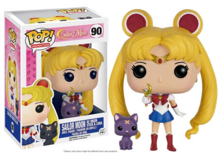 Sailor Moon POP! Animation Vinyl Figure Sailor Moon & Luna with Moon Stick Limited Edition 9 cm