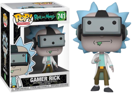 Rick and Morty POP! Animation Vinyl Figure Gamer Rick Limited 9 cm
