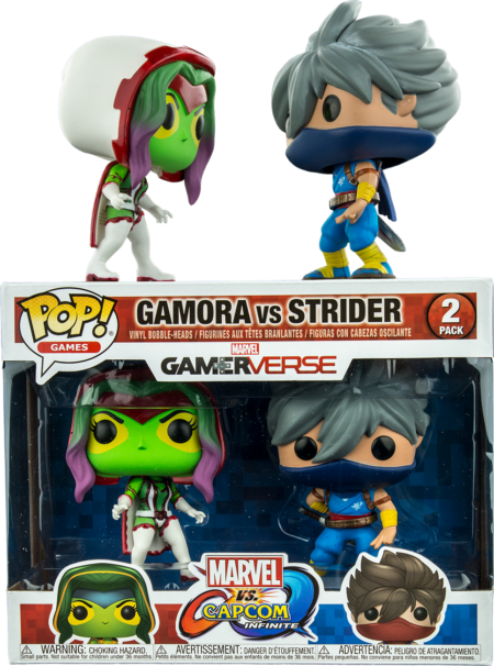 Marvel vs. Capcom Infinite POP! Games Vinyl Figure 2-Pack Gamora Vs. Strider Exclusive 9 cm