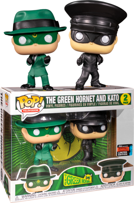The Green Hornet (1966) ! Vinyl Figure Green Hornet & Kato Exclusive Edition 9 cm (con bollino Fall Convention 2019)