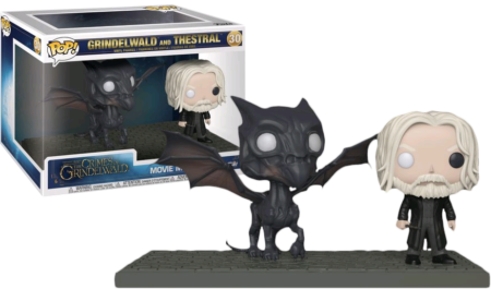 Fantastic Beasts 2: The Criimes of Grindelwald POP!  Movie Moments 2-pack Vinyl Figures Grindelwald & Thestral Limited 9 cm