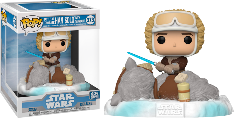 Star Wars POP! Deluxe Movies Vinyl Figure Han Solo with Taun Taun Limited 9 cm