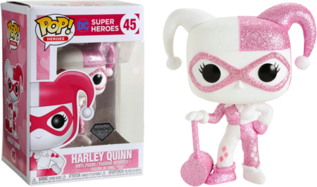 Batman POP! Vinyl Figure Harley Quinn Pink  Diamond Glitter Limited 9 cm