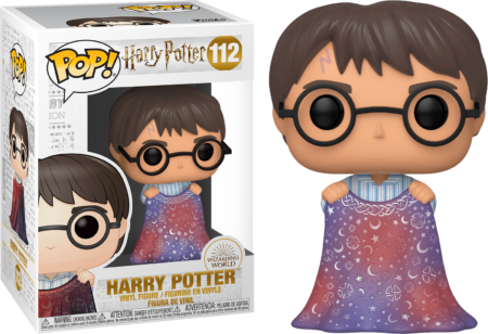 Harry Potter POP! Movies Vinyl Figure Harry w/Invisibility Cloak 9 cm