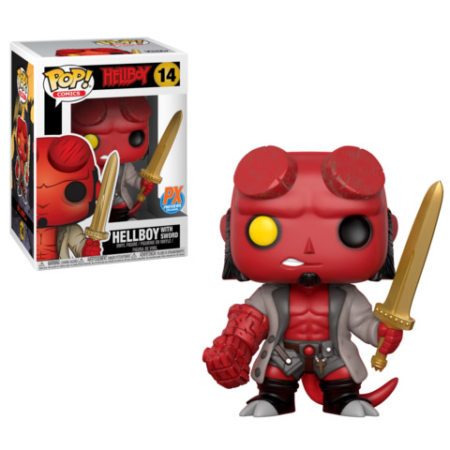 Hellboy POP! Movies Figures Hellboy with Sword 9 cm