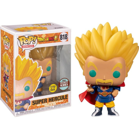 Dragon Ball Super POP! Animation Vinyl Figure Speciality Series Super Saiyan Hercule (Glow) 9 cm