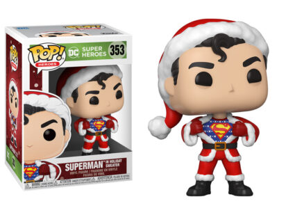 DC Comics POP! Heroes Vinyl Figure DC Holiday: Superman in Holiday Sweater 9 cm