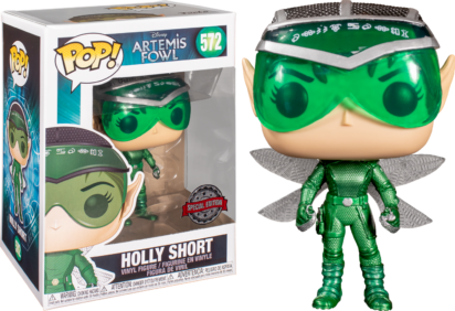 Artemis Fowl POP! Movies Vinyl Figure Holy Short Metallic Limited 9 cm