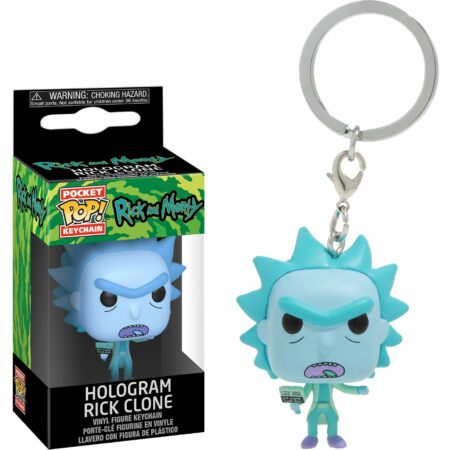 Rick & Morty Pocket POP! Vinyl Keychain Hologram Rick Clone 1 4 cm