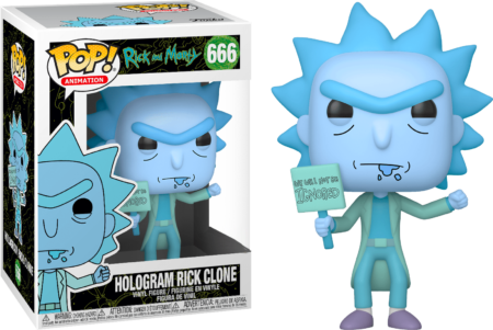 Rick and Morty POP! Animation Vinyl Figure Hologram Rick Ignored Limited 9 cm