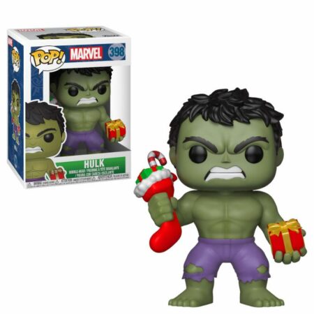 Marvel Comics POP! Marvel Holiday Vinyl Bobble-Head Hulk (Stocking & Plush) 9 cm