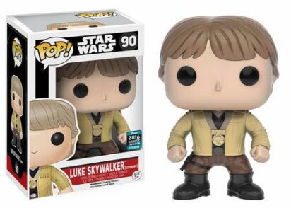 Star Wars POP Vinyl Bobble-Head Luke Skywalker Ceremony Limited Edition (con bollino Galactic Convention 2016)  9 cm
