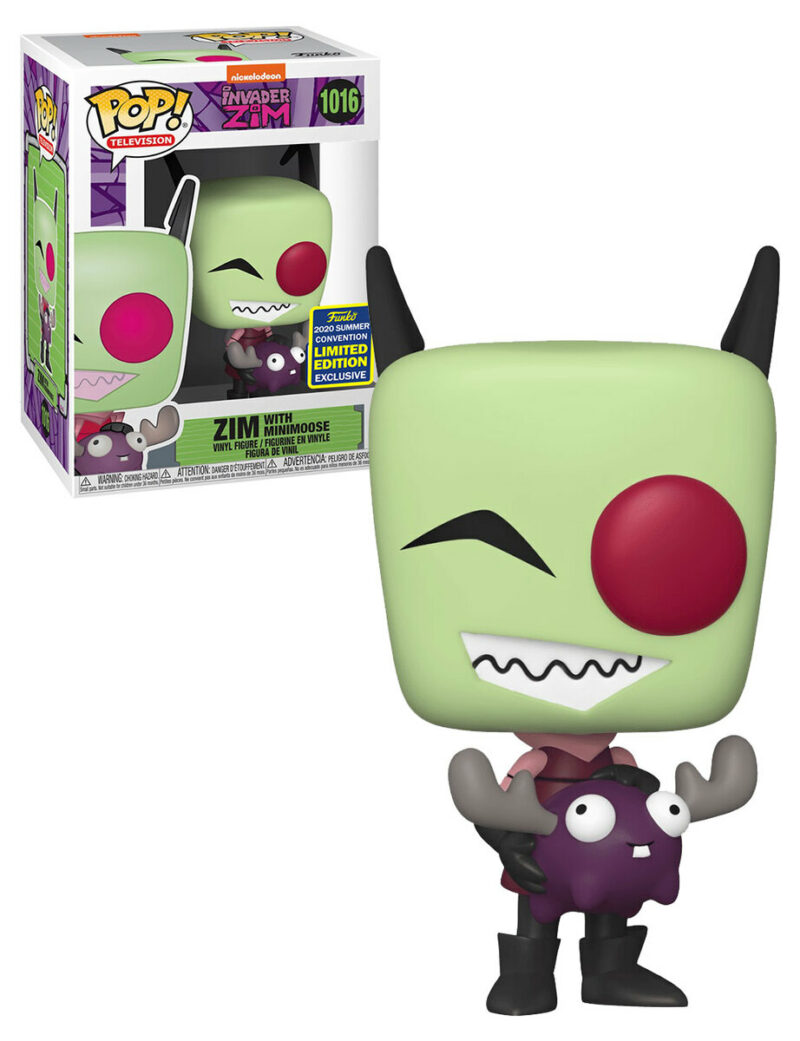 Invader Zim POP! Vinyl Figure Zim with Minimoose 9 cm (2020 Summer Convention Exclusive)