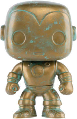 Marvel 80th POP! The Avengers Vinyl Figure Iron Man Patina Limited 9 cm