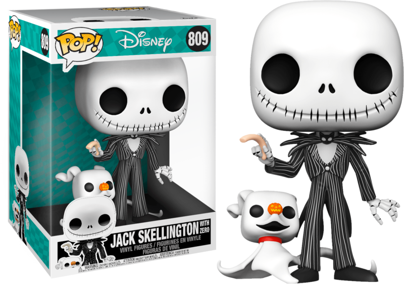 Nightmare before Christmas POP! Movies Vinyl Figure Jack Skellington with Zero 25 cm