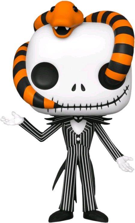 Nightmare before Christmas POP! Movies Vinyl Figure Jack Skellington with Snake Head Limited 9 cm