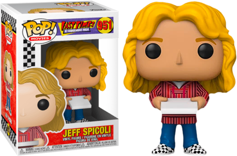 Fast Times at Ridgemont High POP! Movies Vinyl Figure Jeff Spicoli w/Pizza Box 9 cm