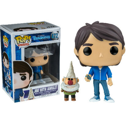 Trollhunters POP! Television Vinyl Figure Jim with Amulet & Gnome 9 cm