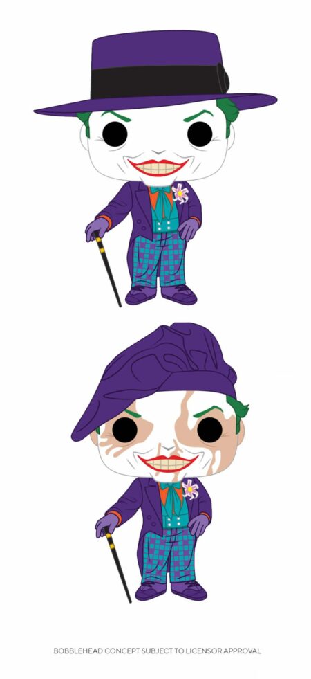 Batman 1989 POP! Heroes Figures Joker 9 cm Assortment (2)