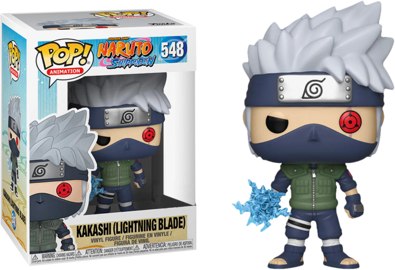 Naruto Shippuden POP! Animation Vinyl Figure Kakashi with Lightning Blade 9 cm