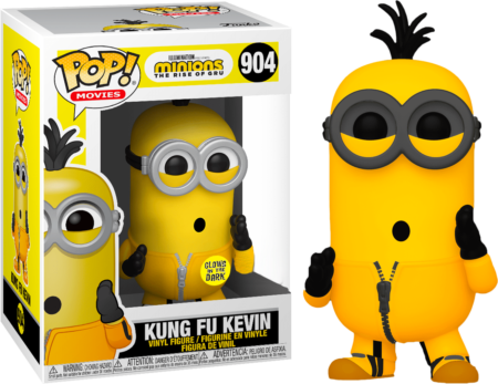 Minions II: The Rise of Gru POP! Movies Vinyl Figure Kung Fu Kevin Glow in the Dark 9 cm