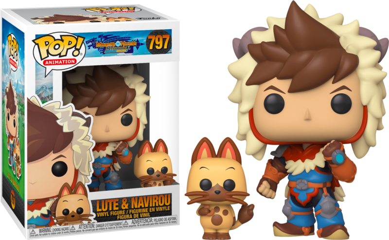 Monster Hunter Pop & Buddy! Animation Vinyl Figure Lute & Navirou 9 cm