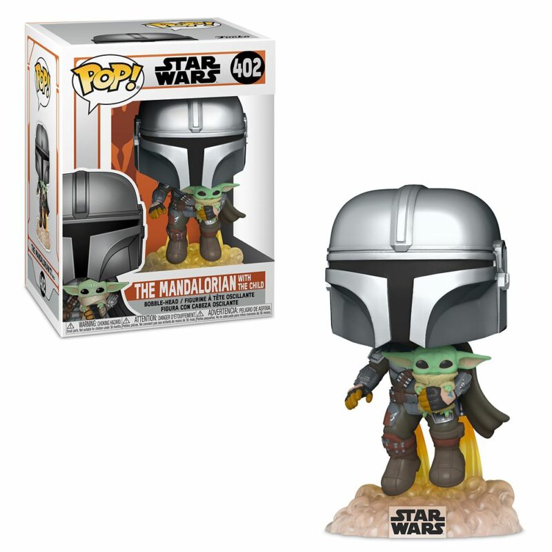 Star Wars The Mandalorian POP! TV Vinyl Figure Mando Flying w/ Jet Pack 9 cm