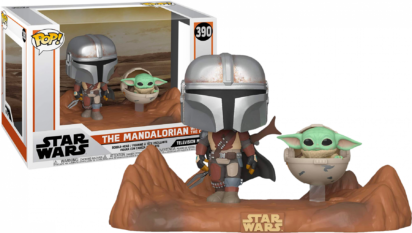 The Mandalorian POP Moment! Vinyl Figures 2-Pack Mandalorian & Child 9 cm