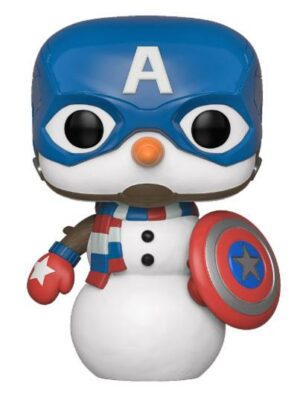 Marvel Holiday POP! Marvel Vinyl Figure Captain America 9 cm