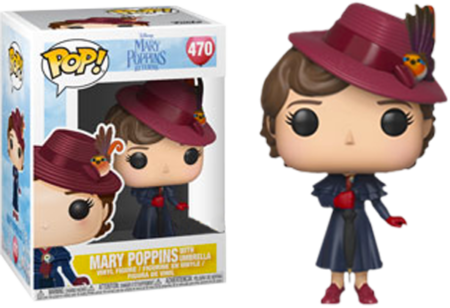 Mary Poppins 2018 POP! Disney Vinyl Figure Mary with Umbrella Limited 9 cm