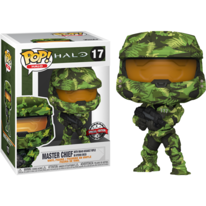 Halo Infinite POP! Games Vinyl Figure Master Chief with MA40 Assault Rifle Hydro Deco Limited 9 cm