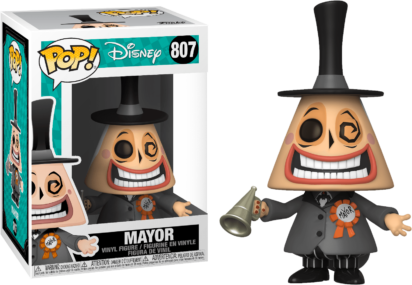 Nightmare before Christmas POP! Movies Vinyl Figure Mayor with Megaphone 9 cm