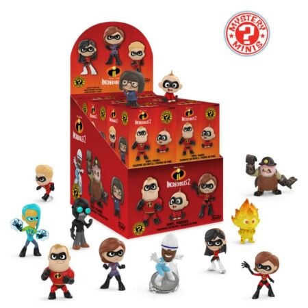 Incredibles 2 Mystery Minis Vinyl Mini Figures 6 cm Display Classic (12)