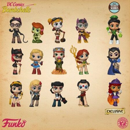 DC Bombshells Mystery Mini Figures 5 cm Display Speciality Series (12)
