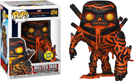 Spider-Man: Far From Home POP! Movies Vinyl Figure Molten Man Glow in the Dark Limited 9 cm
