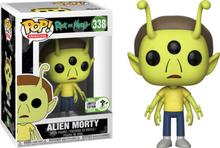 Rick and Morty POP! Animation Vinyl Figure Alien Morty Exclusive 9 cm (con bollino Funko Spring Convention 2018)