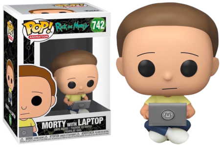 Rick and Morty POP! Animation Vinyl Figure Morty with Laptop Limited 9 cm