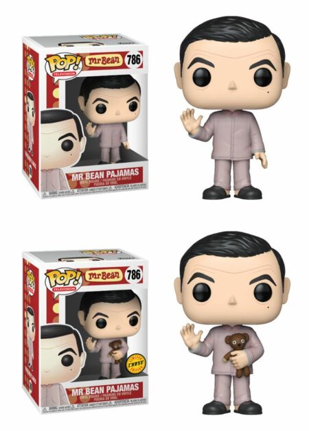 Mr. Bean POP! TV Vinyl Figures Mr. Bean Pajama w/ Teddy Bear 9 cm Assortment (2)