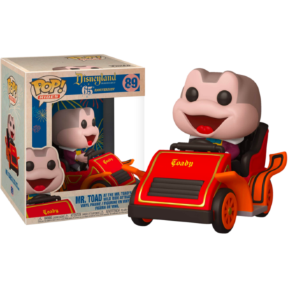 The Adventures of Ichabod and Mr. Toad POP! Vinyl Figure Disneyland 65th Anniversary - Mr. Toad with Mr. Toad’s Wild Ride Attraction