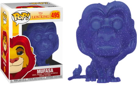 The Lion King POP! Disney Vinyl Figure Mufasa Spirit Traslucent Glitter Limited Edition 9 cm