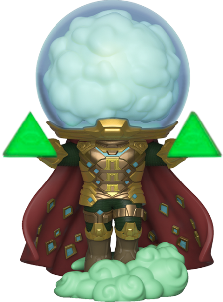Spider-Man: Far From Home POP! Movies Vinyl Figure Mysterio Glow in the Dark Limited 9 cm