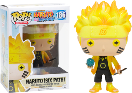 Naruto Shippuden POP! Animation Vinyl Figure Naruto Six Path Glow in the Dark Limited Edition 9 cm