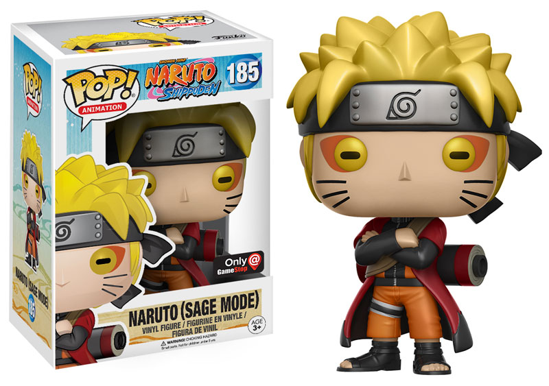 Naruto Shippuden POP! Animation Vinyl Figure Naruto (Sage Mode) 9 cm