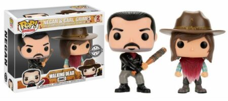 Walking Dead POP! TV Vinyl Figure 2-Pack Negan & Carl Grimes 9 cm