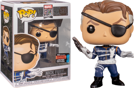 Marvel! Vinyl Figure Nick Fury Exclusive Edition 9 cm (con bollino Fall Convention 2019)