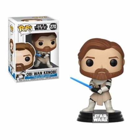 Star Wars The Clone Wars POP! Vinyl Bobble-Head Figure Obi Wan Kenobi 9 cm