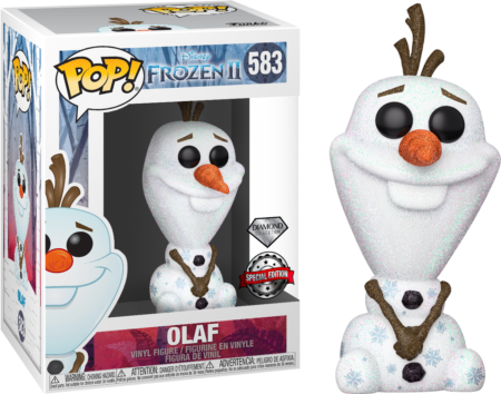 Frozen 2 POP! Disney Vinyl Figure Olaf Diamond Glitter Exclusive Edition 9 cm