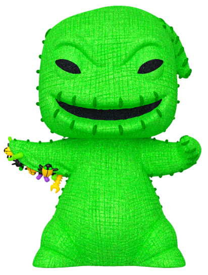 Nightmare before Christmas POP! Movies Vinyl Figure Oogie Boogie Green Diamond Glitter Limited 9 cm
