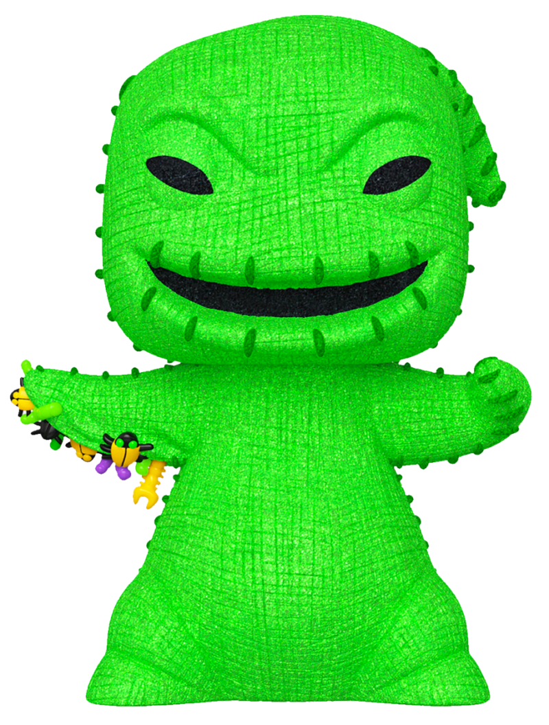 Nightmare before Christmas POP! Movies Vinyl Figure Oogie Boogie Green Diamond Glitter Limited 9 cm