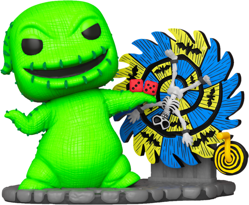 Nightmare before Christmas POP! Movies Vinyl Figure Oogie Boogie with Spinwheel Glow in the Dark Deluxe Limited